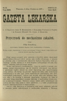 Gazeta Lekarska : pismo tygodniowe poświęcone wszystkim gałęziom umiejętności lekarskich 1907 Ser. II R. 42 T. 27 nr 42