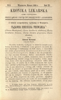 Kronika Lekarska : pismo poświęcone przeglądowi postępów umiejętności lekarskich 1890 R. 11 nr 3
