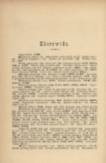 Czasopismo Lekarskie 1899; skorowidz rocznika I