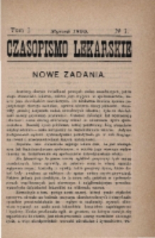 Czasopismo Lekarskie 1899 R. I T. I nr 1