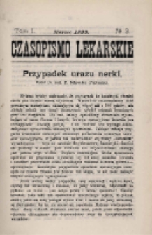 Czasopismo Lekarskie 1899 R. I T. I nr 3