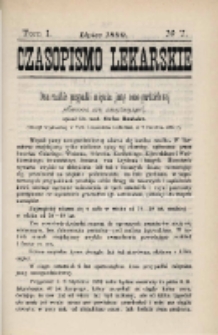 Czasopismo Lekarskie 1899 R. I T. I nr 7