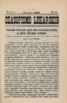 Czasopismo Lekarskie 1899 R. I T. I nr 8