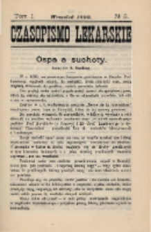 Czasopismo Lekarskie 1899 R. I T. I nr 9