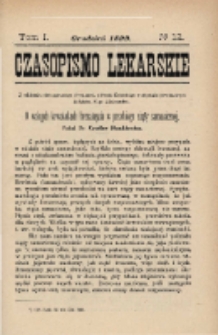 Czasopismo Lekarskie 1899 R. I T. I nr 12