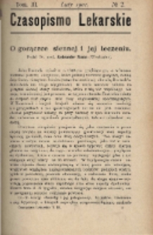 Czasopismo Lekarskie 1901 R. III T. III nr 2