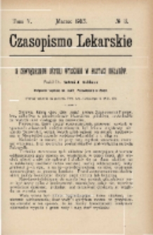 Czasopismo Lekarskie 1903 T. V nr 3