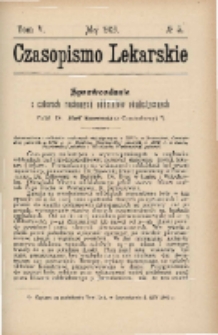 Czasopismo Lekarskie 1903 T. V nr 5