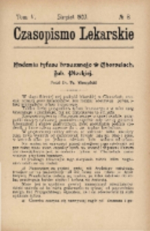 Czasopismo Lekarskie 1903 T. V nr 8