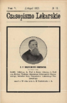 Czasopismo Lekarskie 1903 T. V nr 11