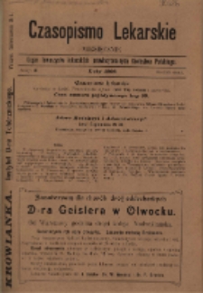Czasopismo Lekarskie 1906 R. VIII T. VIII nr 2