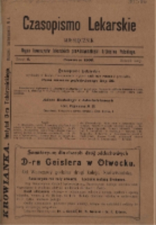 Czasopismo Lekarskie 1906 R. VIII T. VIII nr 6