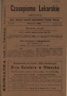Czasopismo Lekarskie 1906 R. VIII T. VIII nr 9