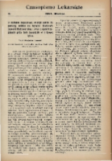 Czasopismo Lekarskie 1907 R. IX T. IX nr 3