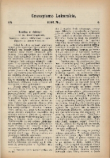 Czasopismo Lekarskie 1907 R. IX T. IX nr 5