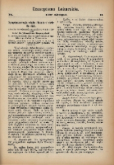 Czasopismo Lekarskie 1907 R. IX T. IX nr 11
