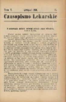 Czasopismo Lekarskie 1908 R. X T. X nr 11