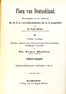Flora von Deutschland. Band 5: Cyperaceae (Erster Theil).