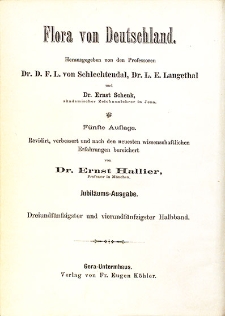 Flora von Deutschland. Band 7: Gramineae (Erster Theil).