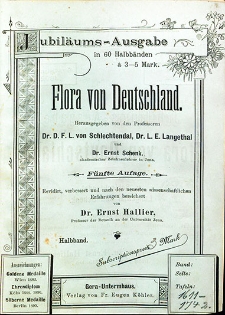 Flora von Deutschland. Band 17 Abbildungen.