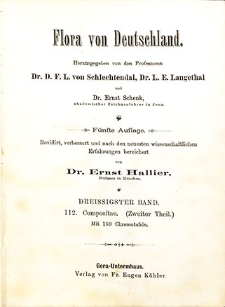 Flora von Deutschland. Band 30: Compositae (Zweiter Theil).