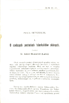 1907, Przegląd chorób skórnych i wenerycznych r 10-11