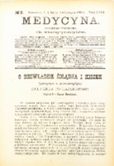Medycyna. Czasopismo tygodniowe dla lekarzy praktycznych. 1894/95 T. XXIII nr 9