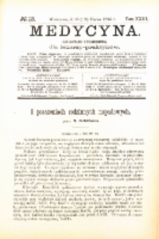 Medycyna. Czasopismo tygodniowe dla lekarzy praktycznych. 1894/95 T. XXIII nr 13