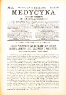 Medycyna. Czasopismo tygodniowe dla lekarzy praktycznych. 1894/95 T. XXIII nr 15