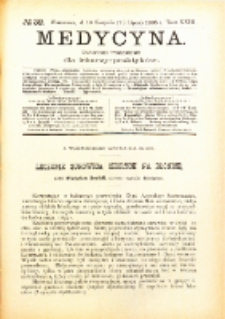 Medycyna. Czasopismo tygodniowe dla lekarzy praktycznych. 1894/95 T. XXIII nr 32