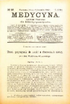 Medycyna. Czasopismo tygodniowe dla lekarzy praktycznych. 1894/95 T. XXIII nr 42