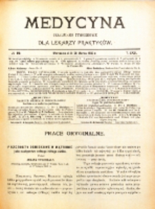 Medycyna. Czasopismo tygodniowe dla lekarzy praktycznych. 1902/3 T. XXXI nr 12