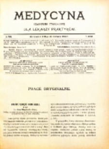 Medycyna. Czasopismo tygodniowe dla lekarzy praktycznych. 1902/3 T. XXXI nr 24