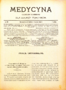 Medycyna. Czasopismo tygodniowe dla lekarzy praktycznych. 1902/3 T. XXXI nr 25