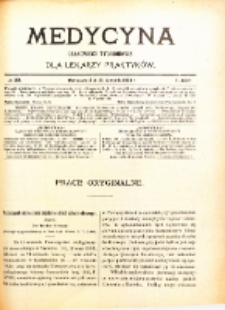 Medycyna. Czasopismo tygodniowe dla lekarzy praktycznych. 1902/3 T. XXXI nr 33