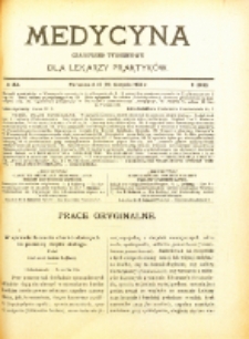 Medycyna. Czasopismo tygodniowe dla lekarzy praktycznych. 1902/3 T. XXXI nr 35