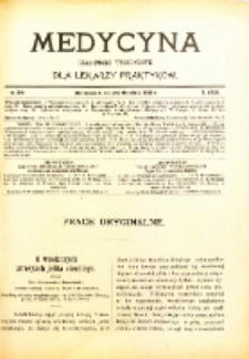 Medycyna. Czasopismo tygodniowe dla lekarzy praktycznych. 1902/3 T. XXXI nr 39