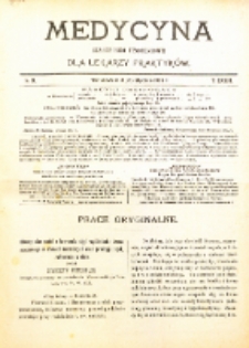 Medycyna. Czasopismo tygodniowe dla lekarzy praktycznych. 1904/1905 T. XXXIII nr 3