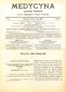 Medycyna. Czasopismo tygodniowe dla lekarzy praktycznych. 1904/1905 T. XXXIII nr 8