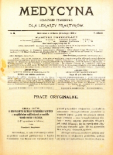 Medycyna. Czasopismo tygodniowe dla lekarzy praktycznych. 1904/1905 T. XXXIII nr 9