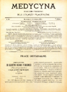 Medycyna. Czasopismo tygodniowe dla lekarzy praktycznych. 1904/1905 T. XXXIII nr 11