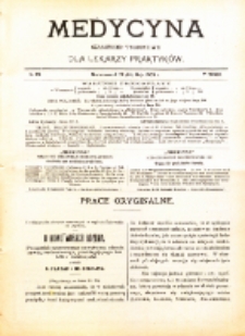 Medycyna. Czasopismo tygodniowe dla lekarzy praktycznych. 1904/1905 T. XXXIII nr 21