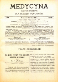 Medycyna. Czasopismo tygodniowe dla lekarzy praktycznych. 1904/1905 T. XXXIII nr 29
