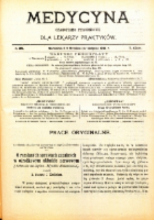 Medycyna. Czasopismo tygodniowe dla lekarzy praktycznych. 1904/1905 T. XXXIII nr 36