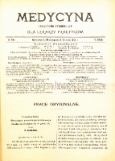 Medycyna. Czasopismo tygodniowe dla lekarzy praktycznych. 1904/1905 T. XXXIII nr 49