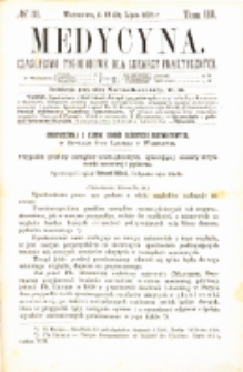 Medycyna czasopismo tygodniowe dla lekarzy praktycznych 1875 T.III nr 31