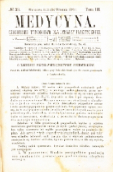 Medycyna czasopismo tygodniowe dla lekarzy praktycznych 1875 T.III nr 39