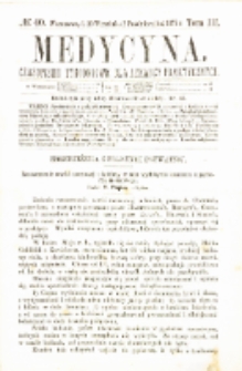 Medycyna czasopismo tygodniowe dla lekarzy praktycznych 1875 T.III nr 40