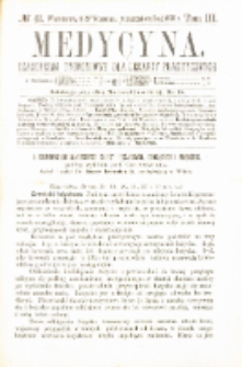 Medycyna czasopismo tygodniowe dla lekarzy praktycznych 1875 T.III nr 41