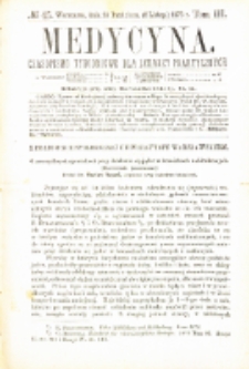 Medycyna czasopismo tygodniowe dla lekarzy praktycznych 1875 T.III nr 45